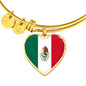 Mexican Flag Bracelet, Joyería De La Bandera Mexicana - TreasureNoni
