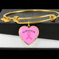 Breast Cancer Survivor Bracelet, Breast Cancer Survivor Pink Ribbon Jewelry, Gift for Breast Cancer Survivor - TreasureNoni