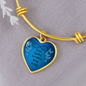 Semicolon Bracelet, Semicolon Gift, Semicolon Heart Pendant Bracelet, Suicide Awareness, Mental Health, Suicide Prevention Awareness, Semicolon Jewelry