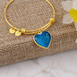 Semicolon Bracelet, Semicolon Gift, Semicolon Heart Pendant Bracelet, Suicide Awareness, Mental Health, Suicide Prevention Awareness, Semicolon Jewelry