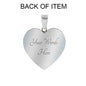 Yoga Heart Charm Bracelet with the Option to Engrave - TreasureNoni