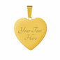 Yoga Heart Charm Bracelet with the Option to Engrave - TreasureNoni