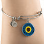 Inspirational Graphic Bracelet, Empowered Women, Sunflower Bracelet, Girl Power, Motivational Designs Girlfriend Gifts, Empowerment Gifts