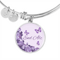 End Alz Bracelet, Alzheimer's Jewelry, Alzheimer's Disease, Alzheimers Awareness Gift, Personalized Alzheimer's Bracelet, Alzheimers Support