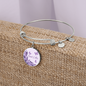 End Alz Bracelet, Alzheimer's Jewelry, Alzheimer's Disease, Alzheimers Awareness Gift, Personalized Alzheimer's Bracelet, Alzheimers Support