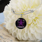 Alzheimers Awareness Bracelet, Alzheimers Support, Alzheimers Purple Ribbon, Alzheimers Support Jewelry