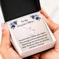 Single Mom Necklace - Sentimental Gift from Son, Includes Message Card – Perfect Gift for Mom’s Birthday or Christmas
