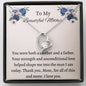 Single Mom Necklace - Sentimental Gift from Son, Includes Message Card – Perfect Gift for Mom’s Birthday or Christmas