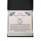 Single Mom Necklace - Sentimental Gift from Son, Includes Message Card – Perfect Gift for Mom’s Birthday or Christmas