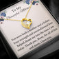 Single Mom Necklace - Sentimental Gift from Son, Includes Message Card – Perfect Gift for Mom’s Birthday or Christmas