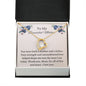 Single Mom Necklace - Sentimental Gift from Son, Includes Message Card – Perfect Gift for Mom’s Birthday or Christmas