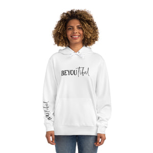 Teen Gift "Beyoutiful" Hoodie – Inspirational Sleeve, Front & Back Print – Casual Trendy Sweatshirt – Unique Birthday Gift Idea