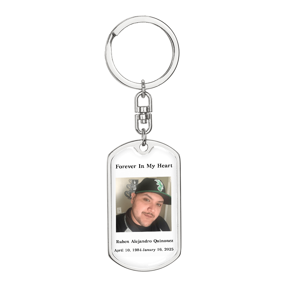 Custom Memorial Keychain, Custom Keepsake for Loss of Loved One, Customized Bereavement Gift