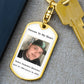 Custom Memorial Keychain, Custom Keepsake for Loss of Loved One, Customized Bereavement Gift