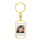 Custom Memorial Keychain, Custom Keepsake for Loss of Loved One, Customized Bereavement Gift