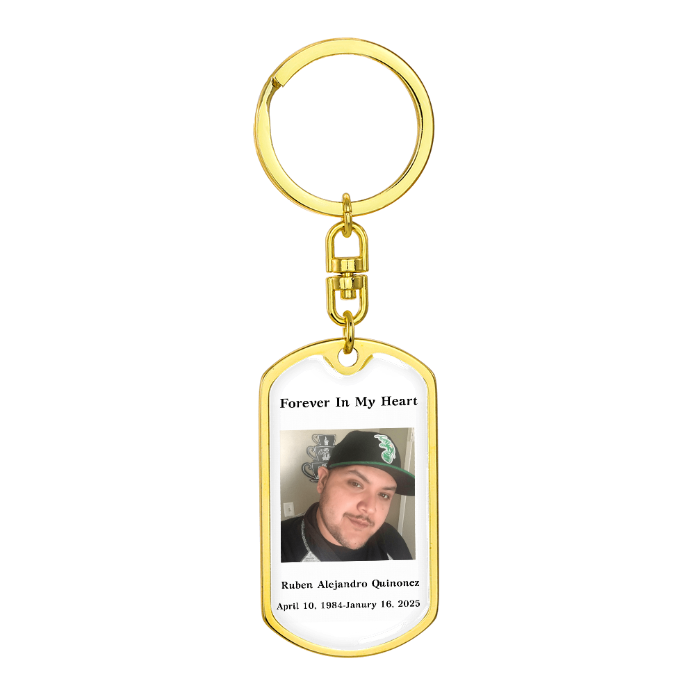 Custom Memorial Keychain, Custom Keepsake for Loss of Loved One, Customized Bereavement Gift