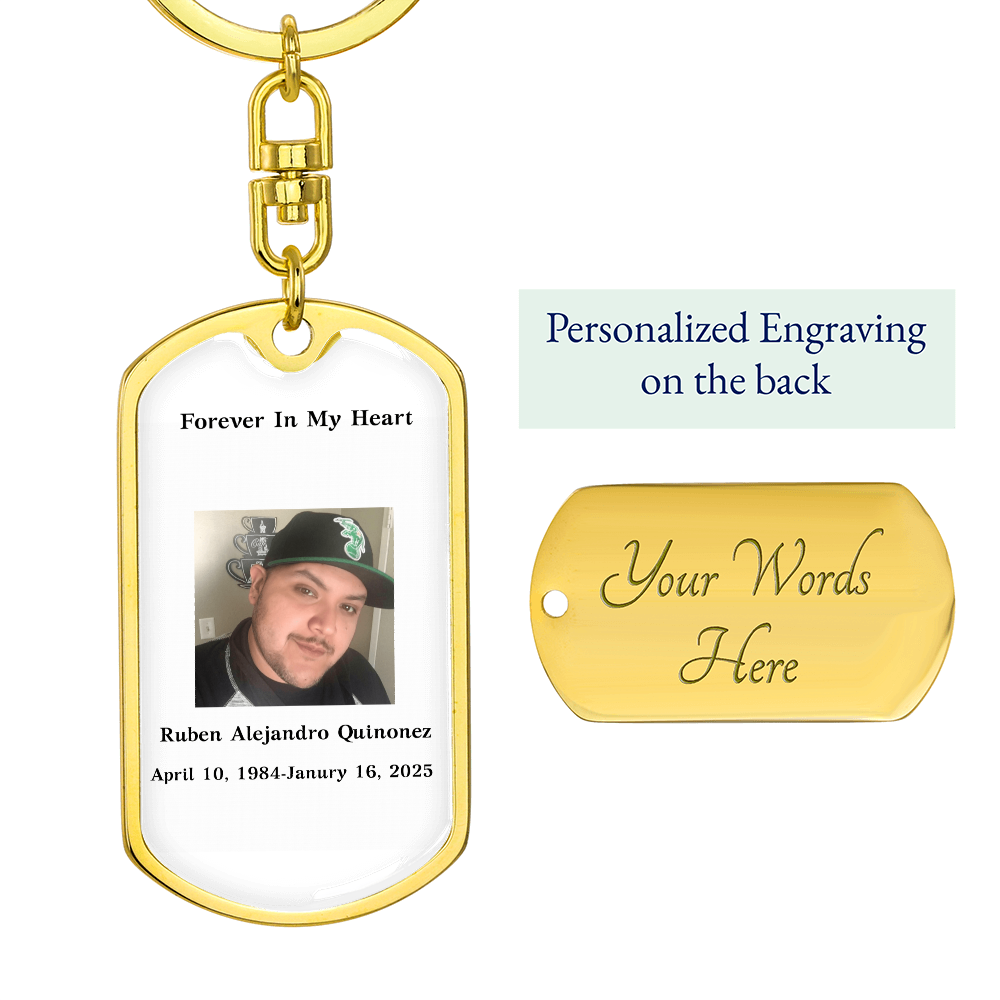 Memorial Dog Tag Necklace