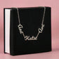 Custom Name Necklace for Mom, Grandma, Personalized Children’s Names Necklace, Stainless Steel or 18K Gold Finish, Best Friends Jewelry