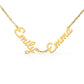 Custom Name Necklace for Mom, Grandma, Personalized Children’s Names Necklace, Stainless Steel or 18K Gold Finish, Best Friends Jewelry
