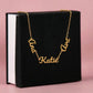 Custom Name Necklace for Mom, Grandma, Personalized Children’s Names Necklace, Stainless Steel or 18K Gold Finish, Best Friends Jewelry