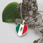 Celebrate Mexican Pride - Mexican Flag Heart Pendant Necklace, Perfect Gift for Heritage and Culture Lovers, Ideal Gift for Her