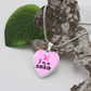 Breast Cancer Survivor Necklace, “I'm a Survivor” Pink Ribbon Heart Pendant, Cancer Survivor Gift, 18K Gold Finish or Stainless Steel