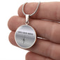 Own Your Shine Necklace, Inspirational Circle Pendant, Motivational Jewelry for Women, Confidence Gift, Empowerment Necklace