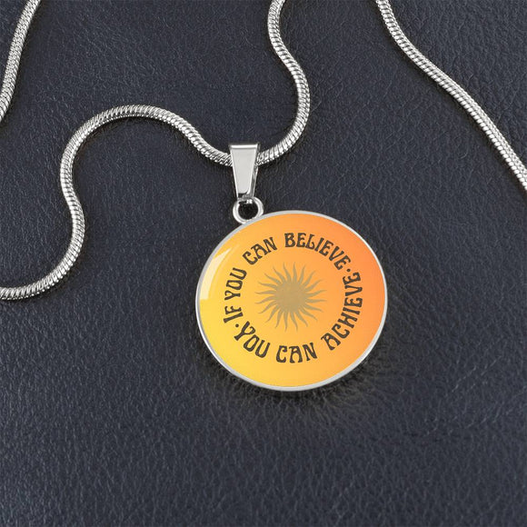 Inspirational Necklace, Positive Affirmation Pendant, Motivational Jewelry for Self-Love, Perfect Gift for Empowerment Inspirational Jewelry - Empowering 'Dream It, Wish It, Do It' Pendant - Perfect for Motivating Her - Unique Graduation Gift