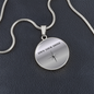 Own Your Shine Necklace, Inspirational Circle Pendant, Motivational Jewelry for Women, Confidence Gift, Empowerment Necklace
