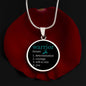 Ovarian Cancer Warrior Pendant Necklace