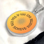 Inspirational Necklace, Positive Affirmation Pendant, Motivational Jewelry for Self-Love, Perfect Gift for Empowerment Inspirational Jewelry - Empowering 'Dream It, Wish It, Do It' Pendant - Perfect for Motivating Her - Unique Graduation Gift