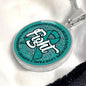 Ovarian Cancer Support Necklace, Fight Cancer Circle Pendant, Strength Courage Hope Jewelry, Survivor Gift, 18K Gold Finish or Stainless Steel