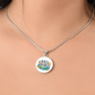 Beach Bound Necklace, Ocean Wave Pendant, Coastal Jewelry Gift, Stainless Steel or 18K Gold Finish Necklace