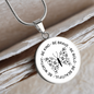 Inspirational Be Kind Be Brave Be Bold Necklace – Engravable circle pendant in 18K gold finish or stainless steel, empowering gift for her