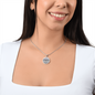 Own Your Shine Necklace, Inspirational Circle Pendant, Motivational Jewelry for Women, Confidence Gift, Empowerment Necklace