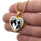Horse Lover Cowgirl Heart Pendant-Cowgirl and Horse Heart Necklace – Western Jewelry for Women, Country Girl Gift