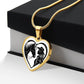 Horse Lover Cowgirl Heart Pendant-Cowgirl and Horse Heart Necklace – Western Jewelry for Women, Country Girl Gift