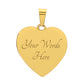 Cervical Cancer Awareness Necklace “Never Give Up” – Teal White Ribbon Heart Pendant, Fighter Gift, Survivor Support