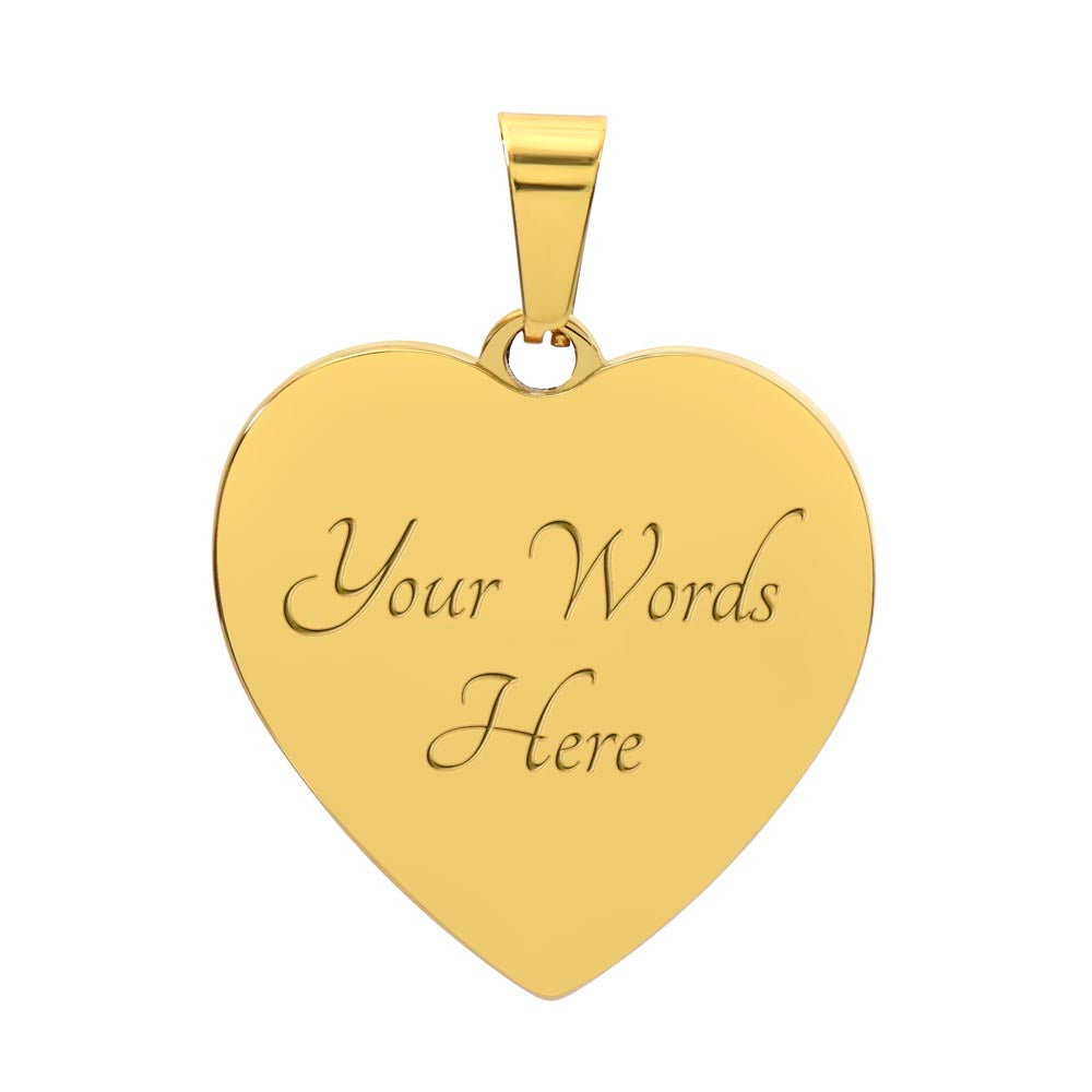 I Will Fight and I Will Win Heart Necklace – Breast Cancer Support Pendant, Pink Ribbon Fighter Survivor Jewelry Gift
