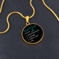 Ovarian Cancer Warrior Pendant Necklace