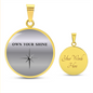 Own Your Shine Necklace, Inspirational Circle Pendant, Motivational Jewelry for Women, Confidence Gift, Empowerment Necklace