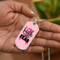 Breast Cancer Support Pendant, Faith Over Fear Necklace, Personalized Cancer Support Gift, Empowering Gift For Cancer Patients and Survivors