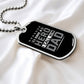 Sentimental Gift for Dad - 'I Have a Hero, I Call Him Dad' Dog Tag Necklace, Father's Tribute Jewelry, Memorable Birthday Present for Dad