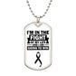 Skin Cancer Warrior Necklace, Cancer Fighter Support Gift, Encouragement Pendant for Loved Ones Fighting Cancer, Cancer Fighter Gift