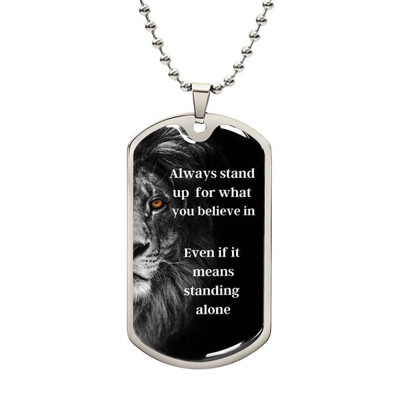 Inspirational Lion Necklace
