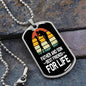 Gift for dad - Father and Son Best Friends for Life dog tag necklace, meaningful gift from son for dad. Christmas gift for dad