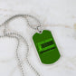 Mental Health Support Necklace, 'I Wear Green' Message Jewelry, Promoting Mental Health Awareness, Perfect Gift for Advocate, Advocacy Jewelry