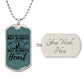 . Gift for Dad - Heartfelt Dad & Daughter Dog Tag Necklace, Stainless Steel Sentimental Jewelry, Unique Gift for Dad