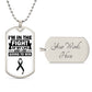 Skin Cancer Warrior Necklace, Cancer Fighter Support Gift, Encouragement Pendant for Loved Ones Fighting Cancer, Cancer Fighter Gift