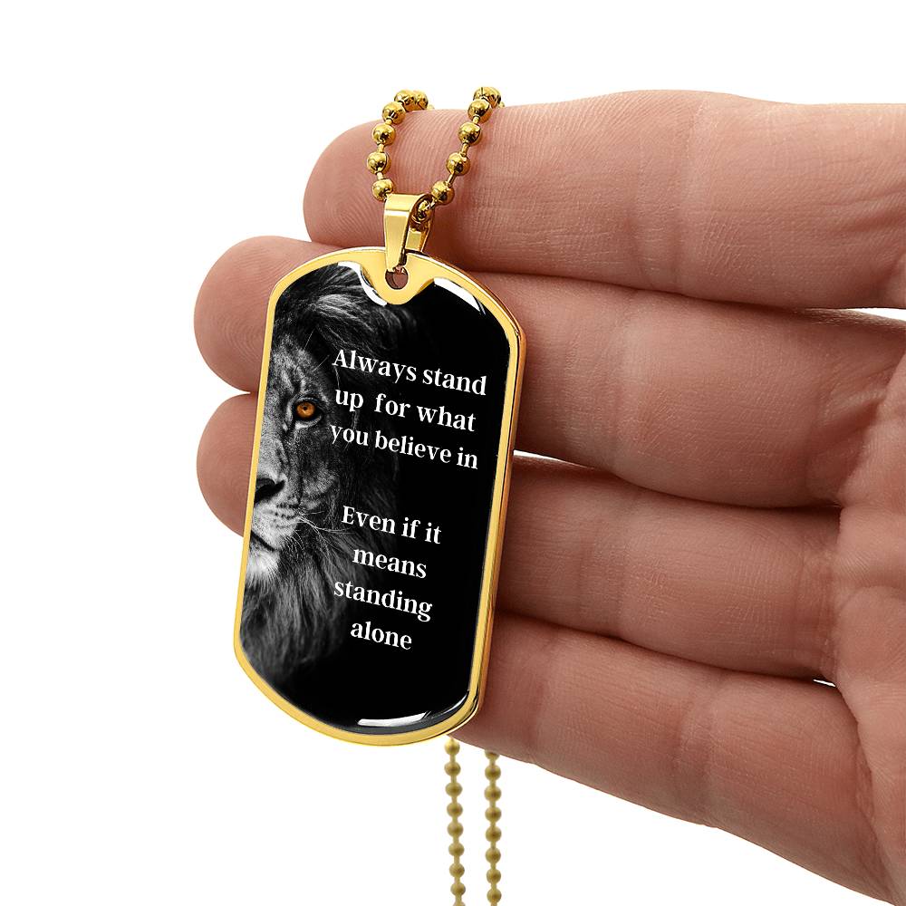 Inspirational Lion Necklace
